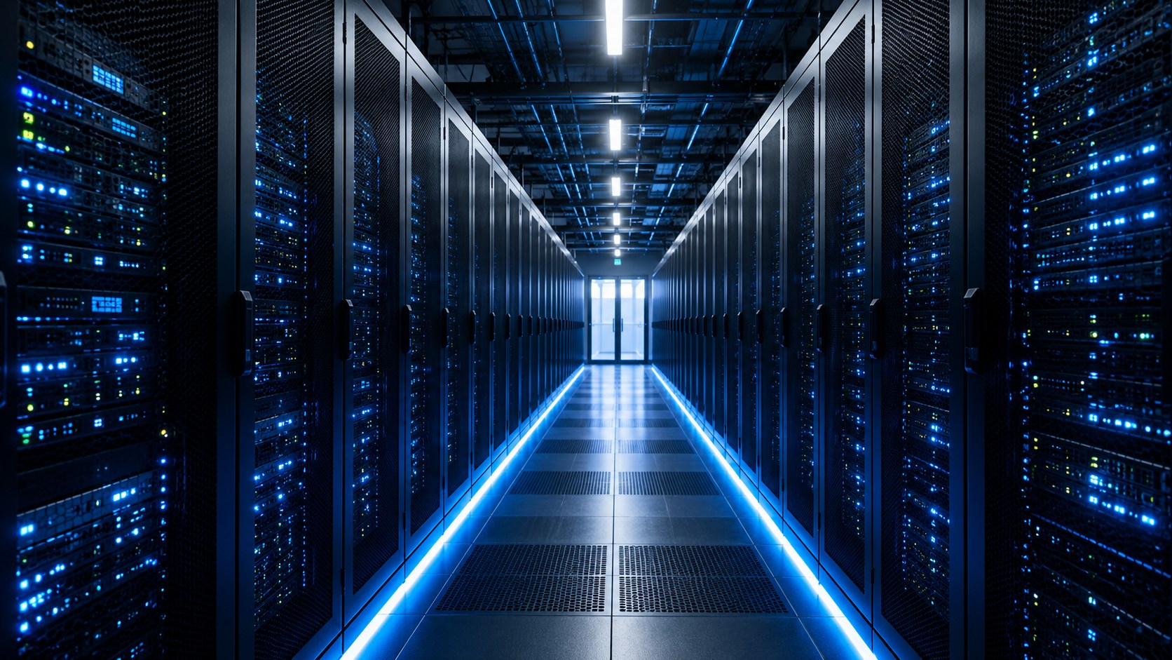 Data centre aisle