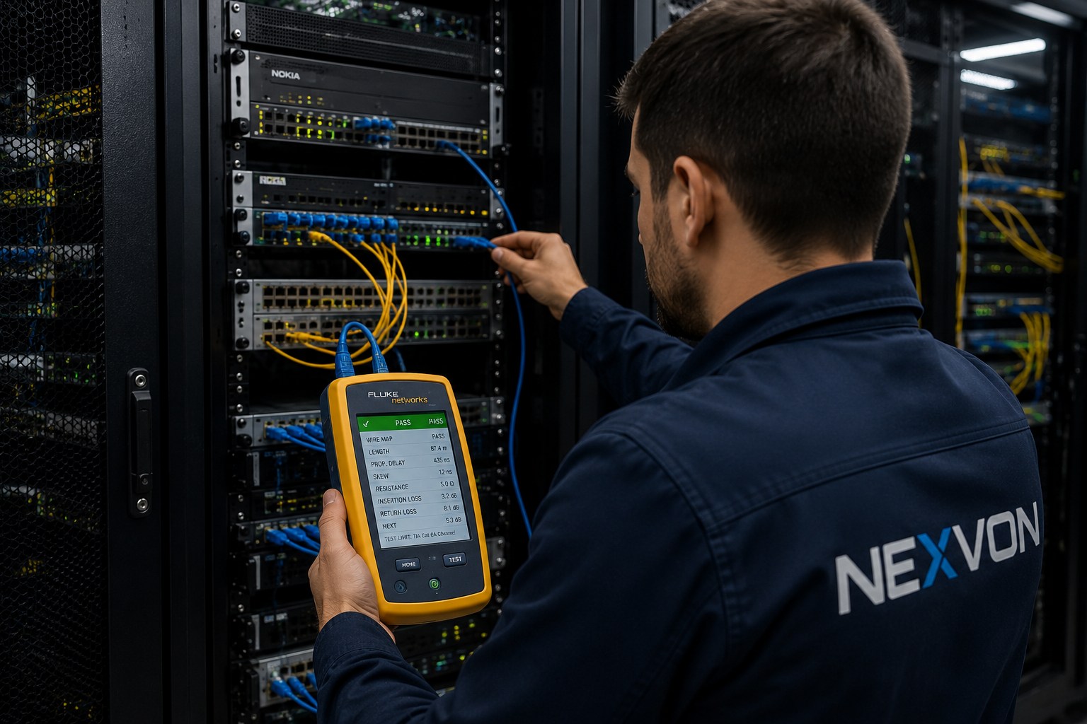 NEXVON technician on site